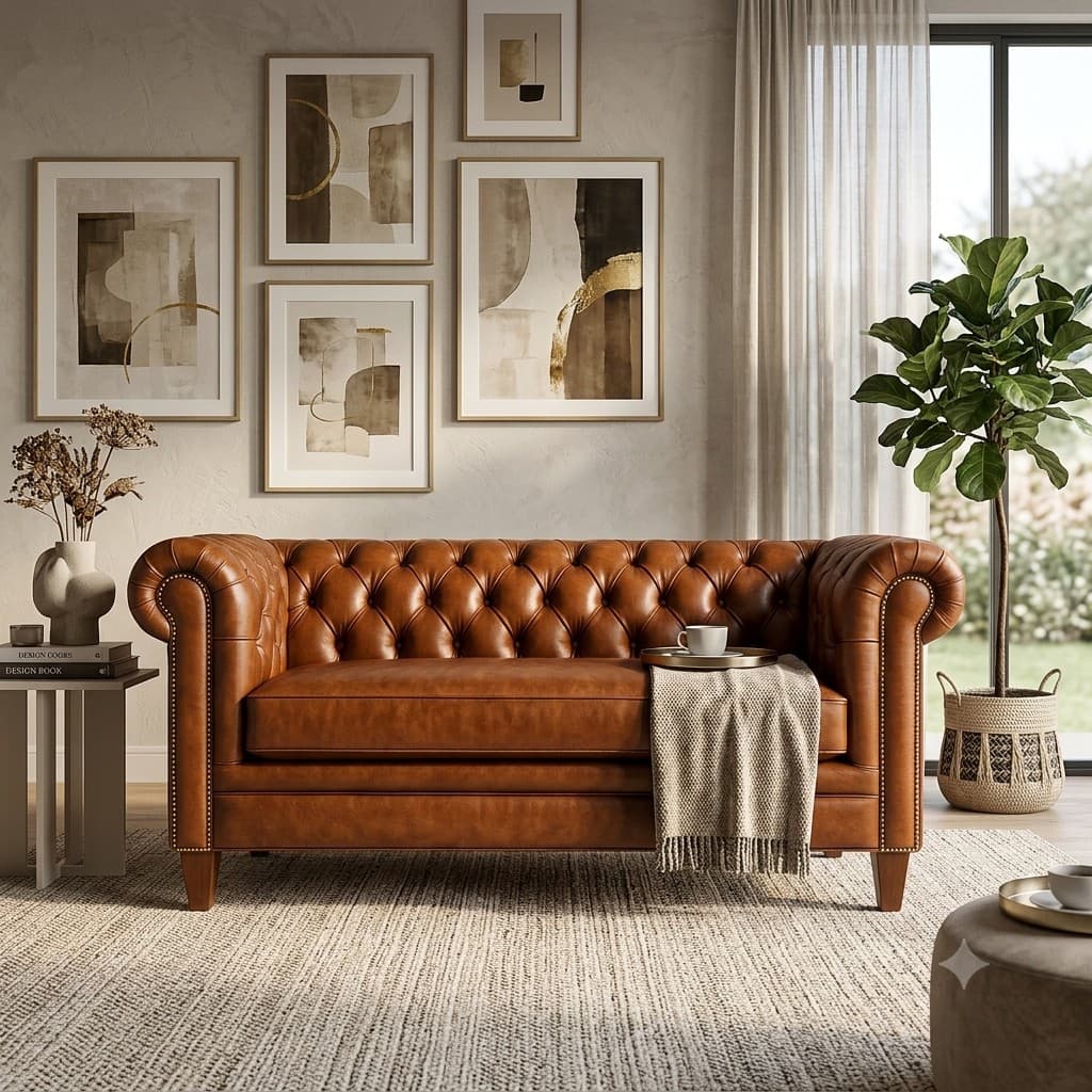 Sofá Chesterfield Capitone Brabante Large