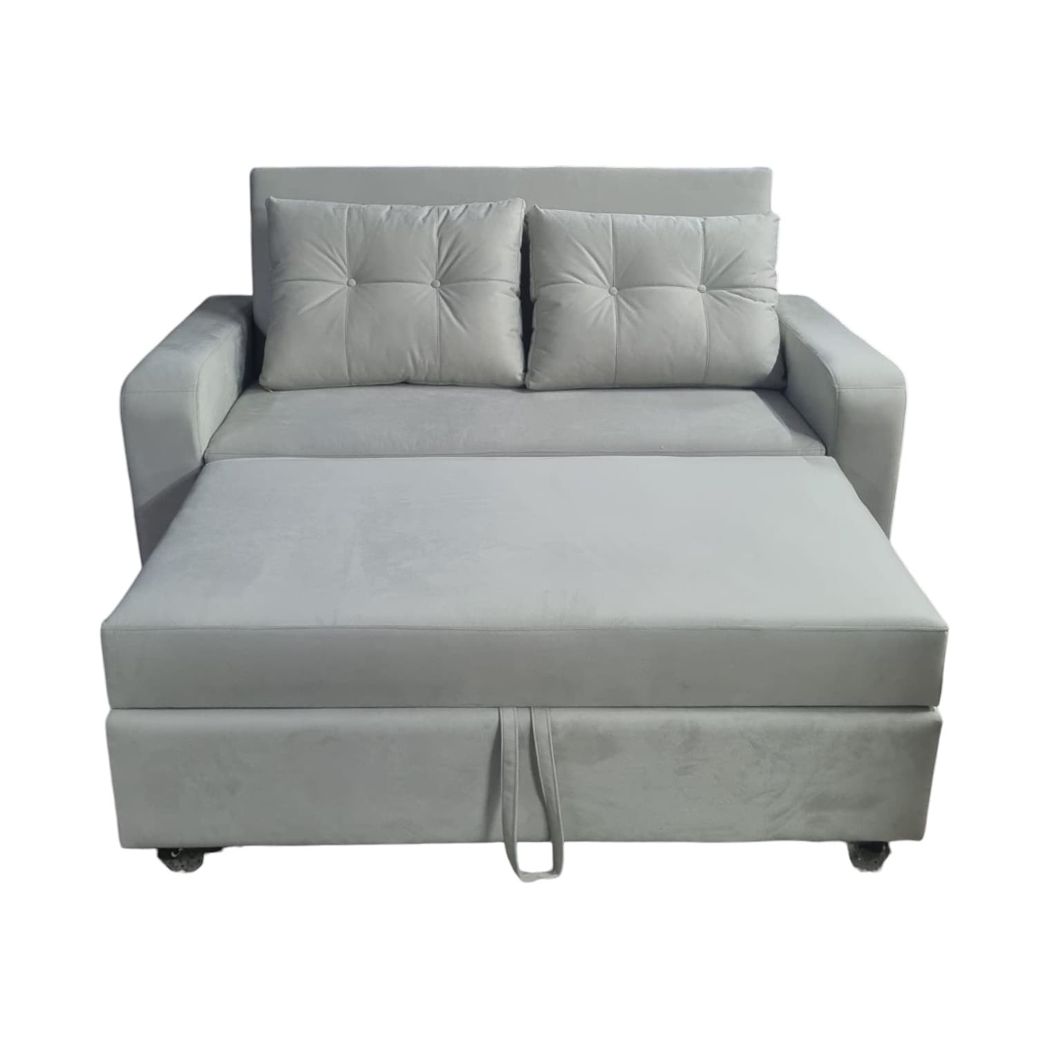 Sofá Cama Funcional Sicilia Felpa Arena - vista alternativa