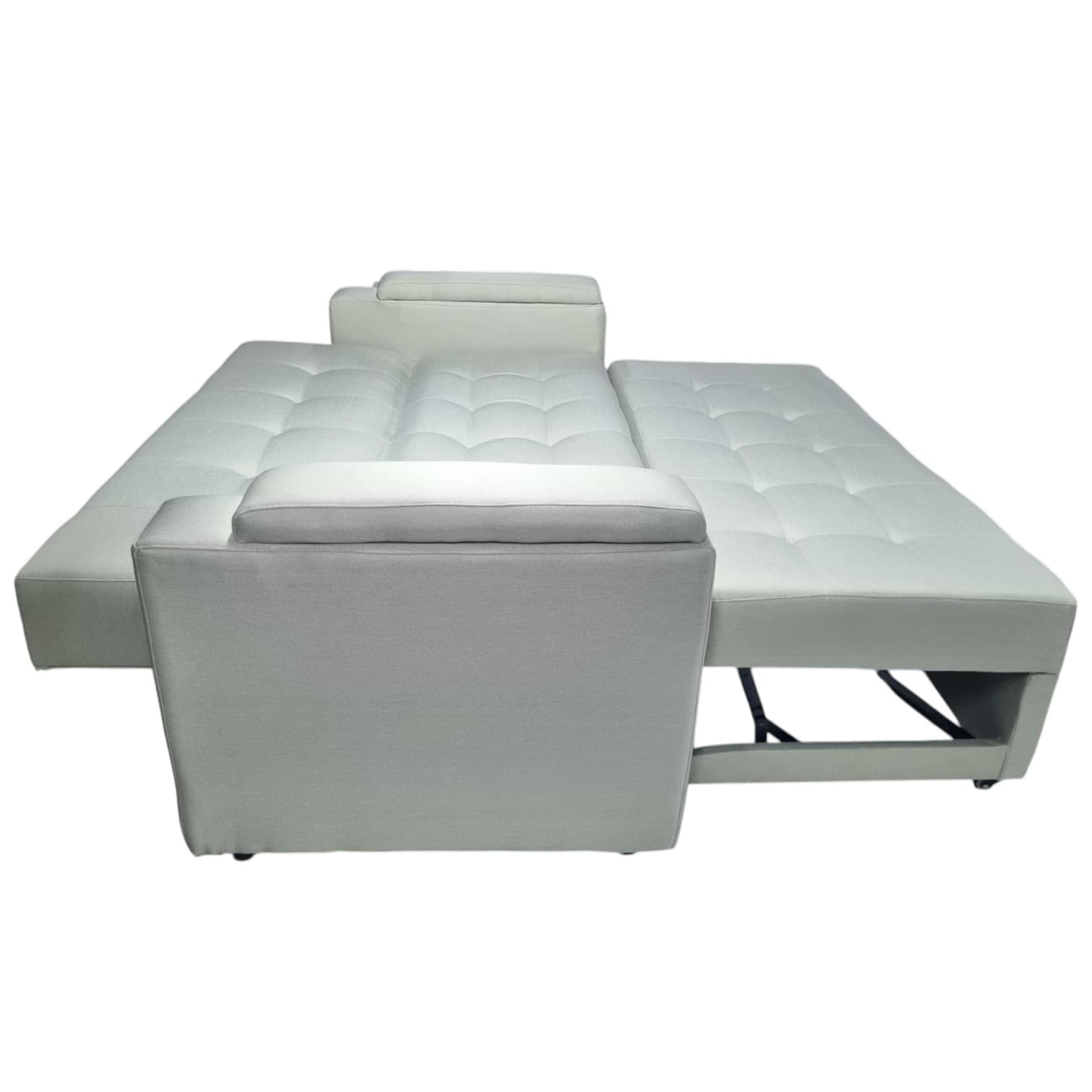 Sofá Cama Funcional 2 Plazas Londres Lino Crudo - vista 6