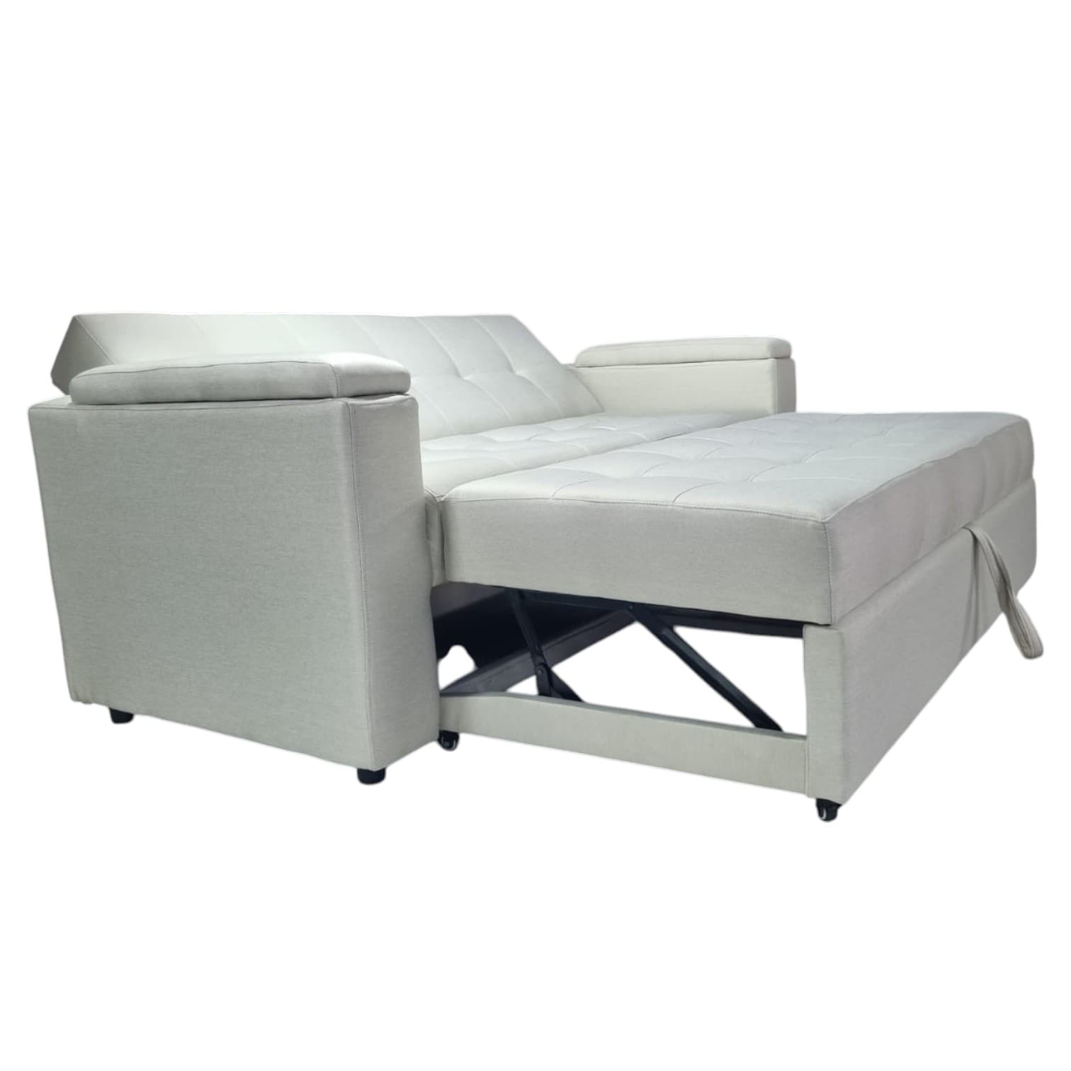 Sofá Cama Funcional 2 Plazas Londres Lino Crudo - vista 8