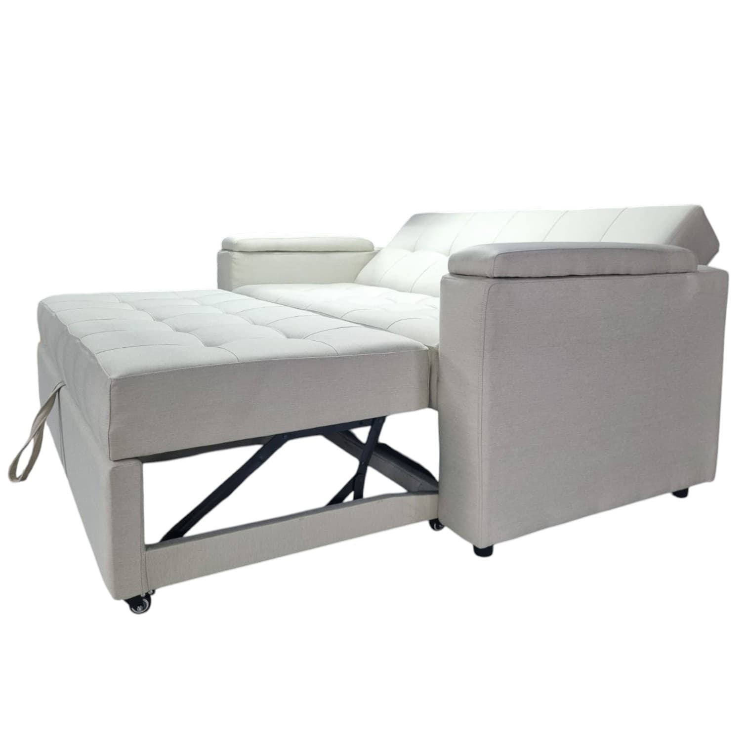 Sofá Cama Funcional 2 Plazas Londres Lino Crudo - vista 9