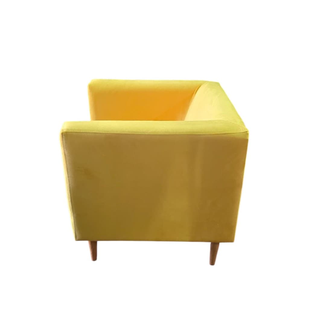 PACK 2 Poltrona Borlange Cubo – Felpa Amarillo - vista 6