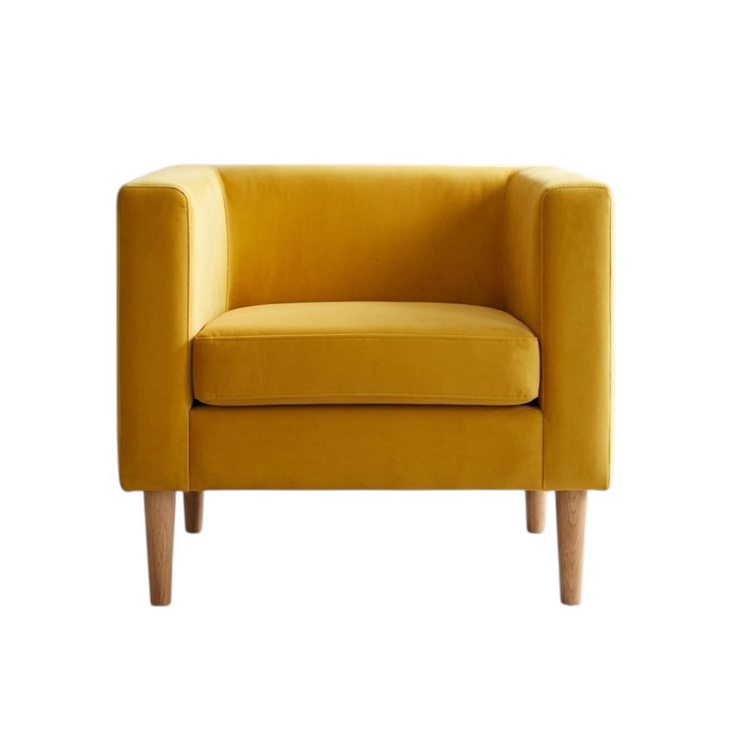 PACK 2 Poltrona Borlange Cubo – Felpa Amarillo - vista 3