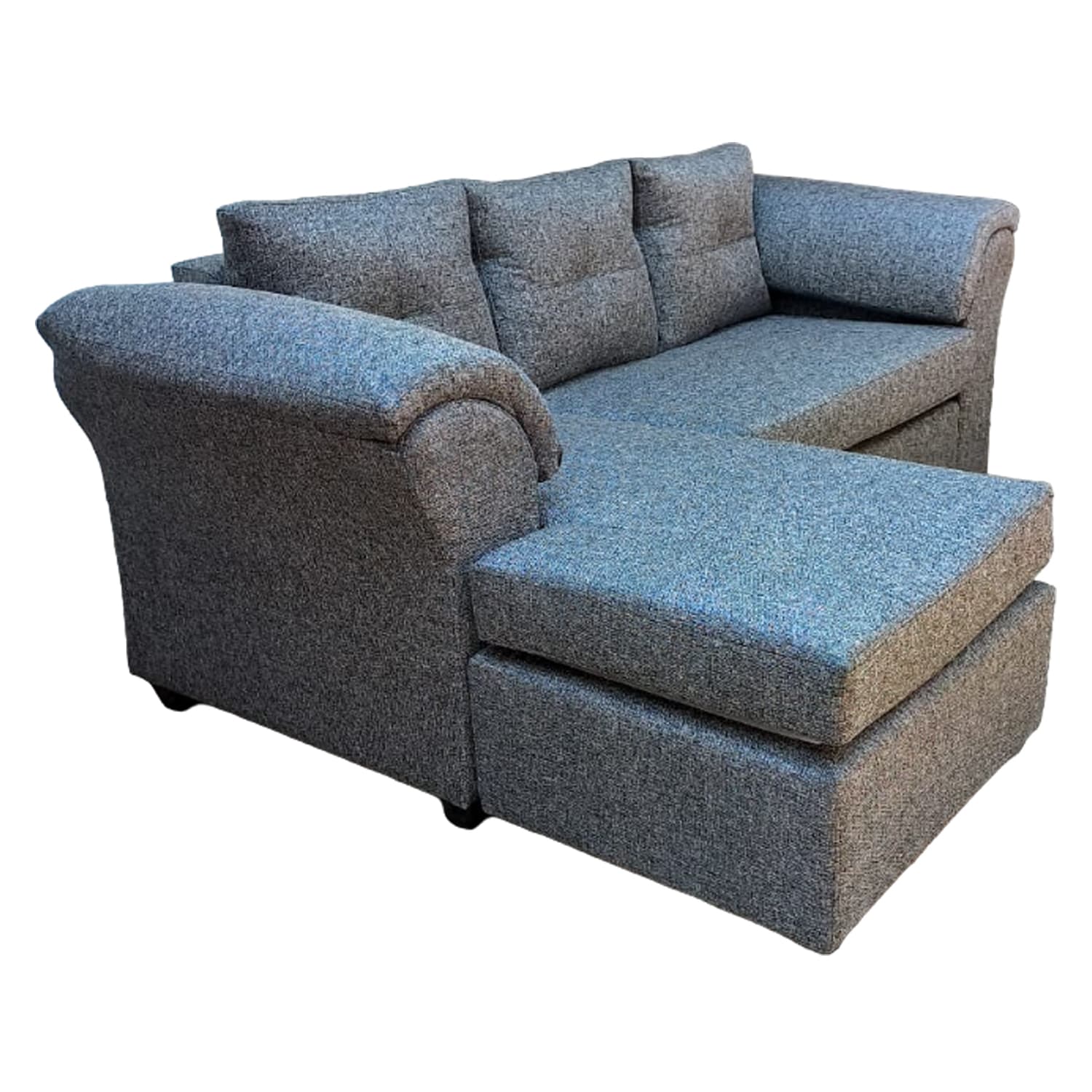 SECCIONAL INTERCAMBIABLE MUSTANG LINO GRIS OSCURO - vista alternativa