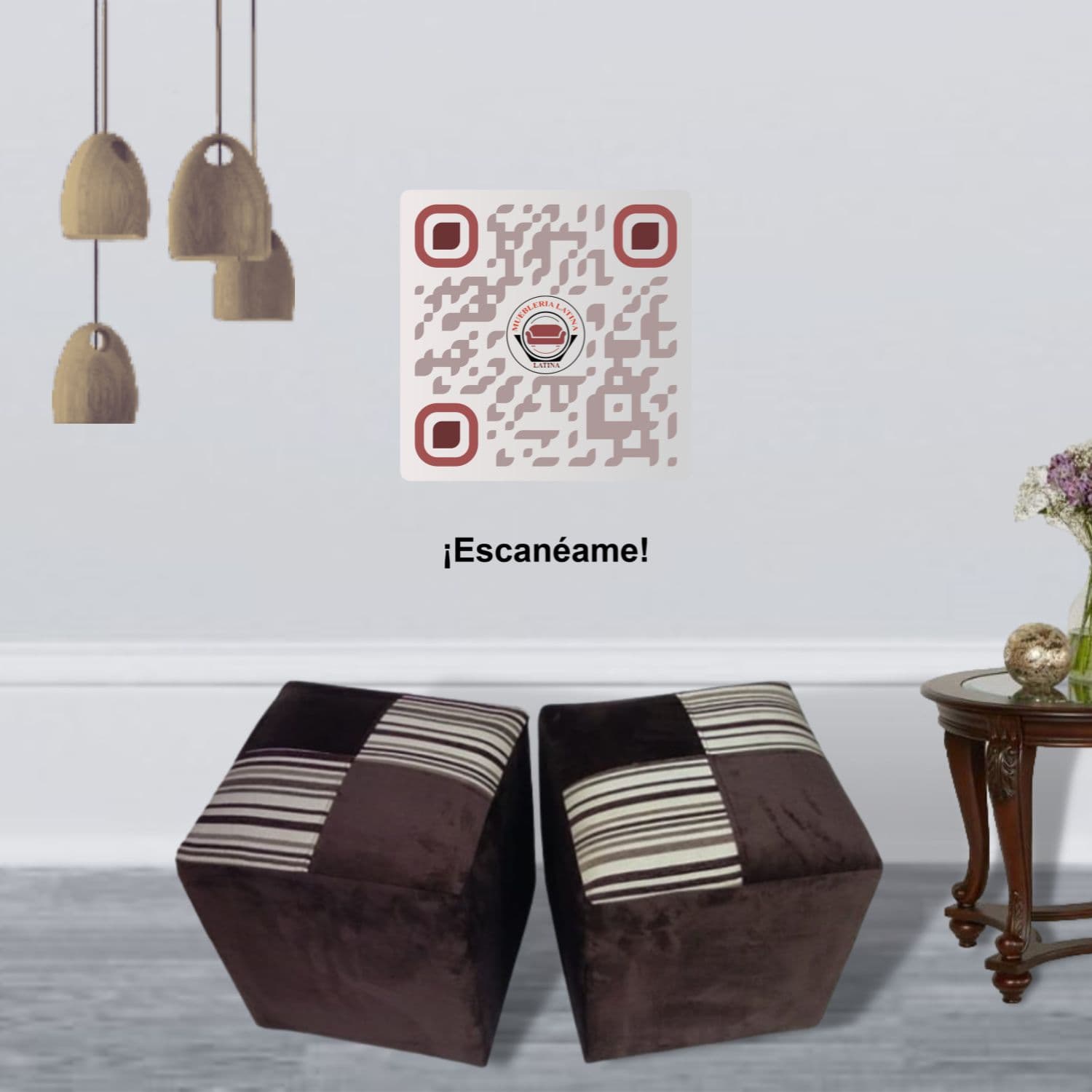 Pack X 2 Pouf Felpa Compose - vista alternativa