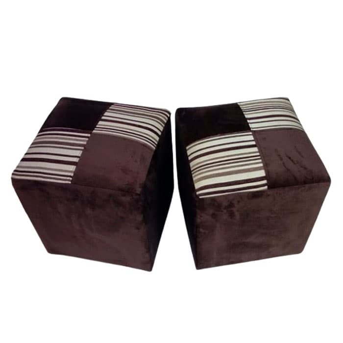 Pack X 2 Pouf Felpa Compose