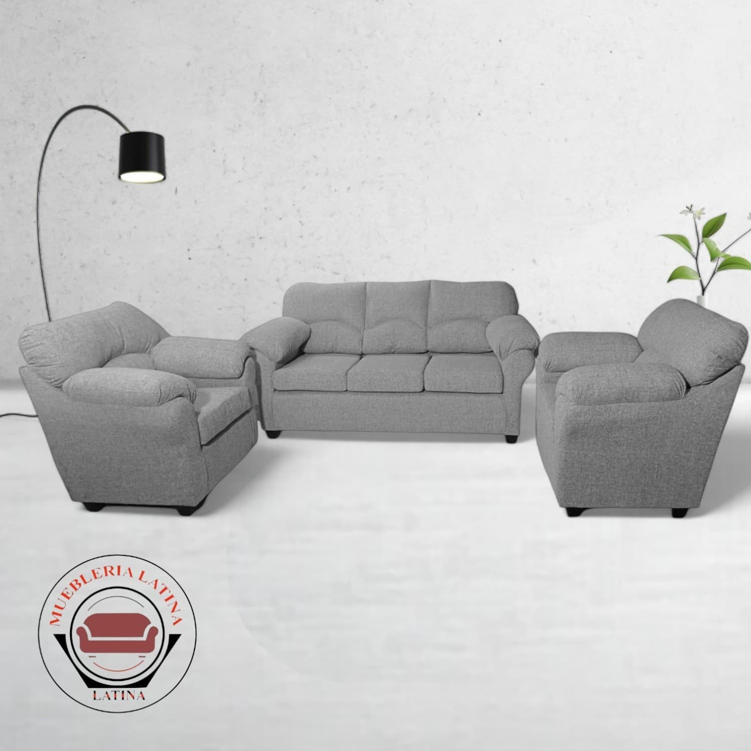 Juego de living Deco 3-1-1