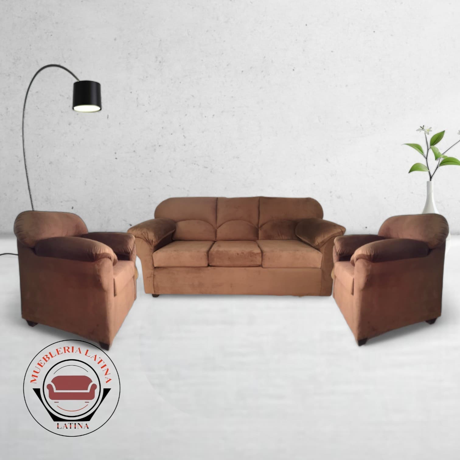Juego de living Deco 3-1-1