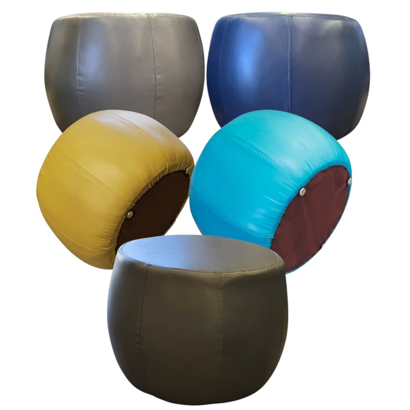 Pouf Redondo Contour PU Ecocuero - vista alternativa