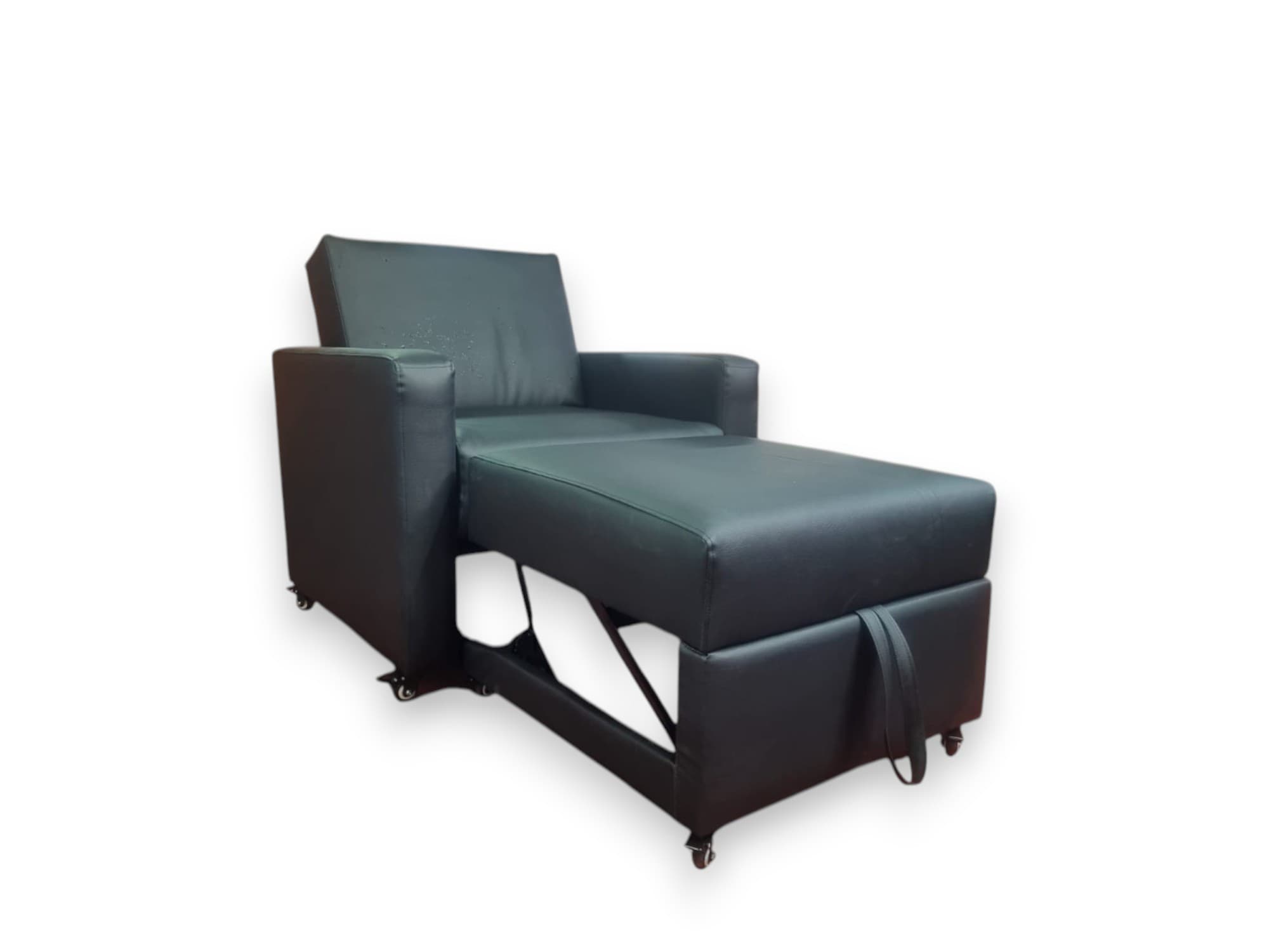 Sillón Cama Funcional PU Negro - vista alternativa