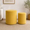 pouf amarillo