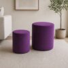pouf morado modelo
