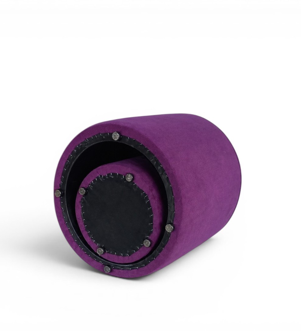 pouf morado