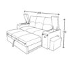 Medida cama + pouf